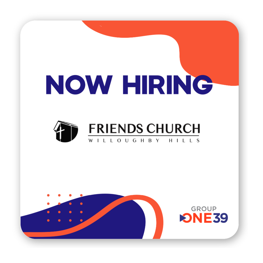Kids Pastor Job at Friends Church Willoughby Hills in Willoughby Hills, Ohio